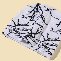 Mens Japanese Style All match Thin Knitted Stacking Hat Turban Hat