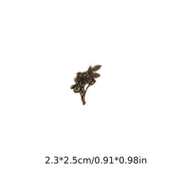Insect Flower Brooch Retro Collar Pin Men's Business Suit Pin