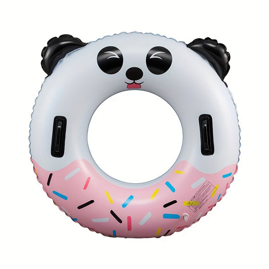Panda Pink Inflatable Swimming Ring for Men Women