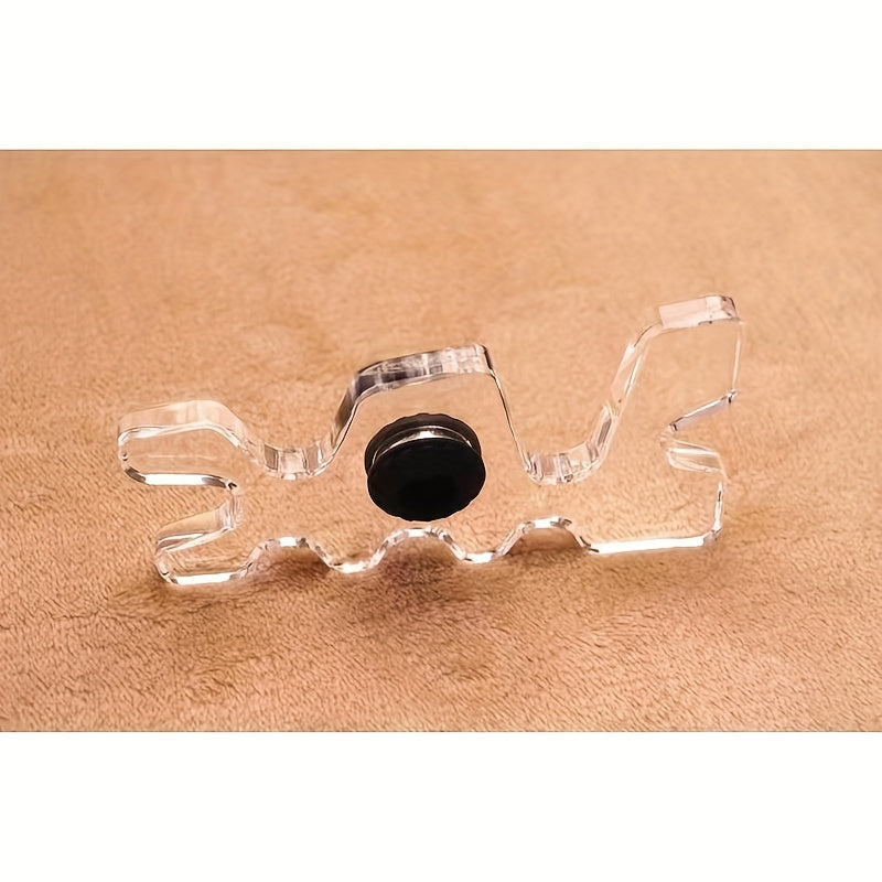 Acrylic Transparent Bridge Head Detachable Billiards Cue Bridge Head