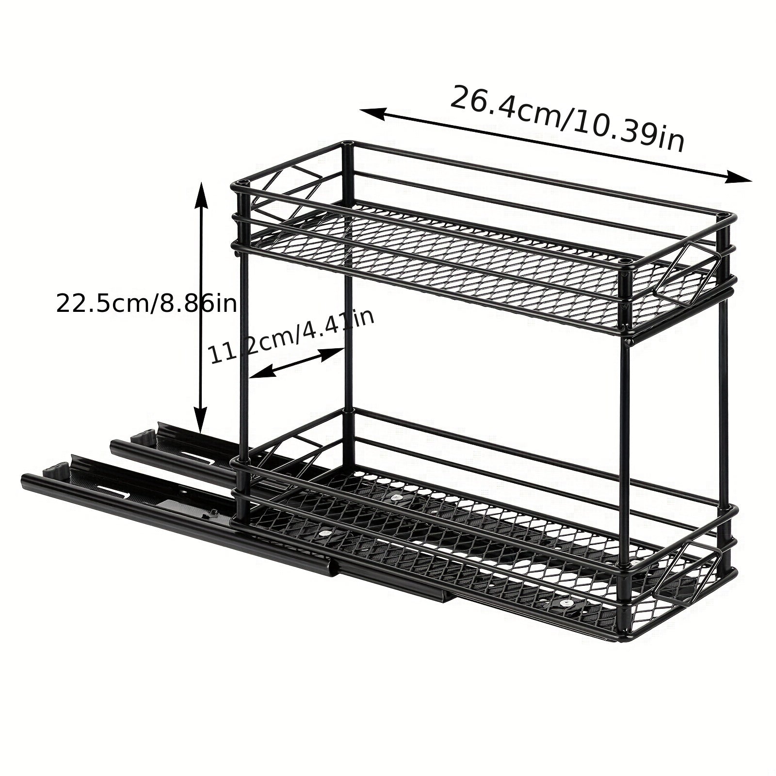Pull Out Spice Rack Kitchen Organization