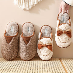 Cozy Plush House Slippers for Men - Anti-Skid Indoor Shoes