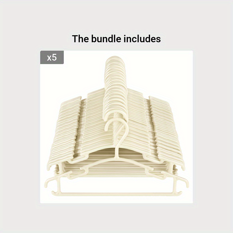 12pcs Beige Baby Hanger for Clothing Stores