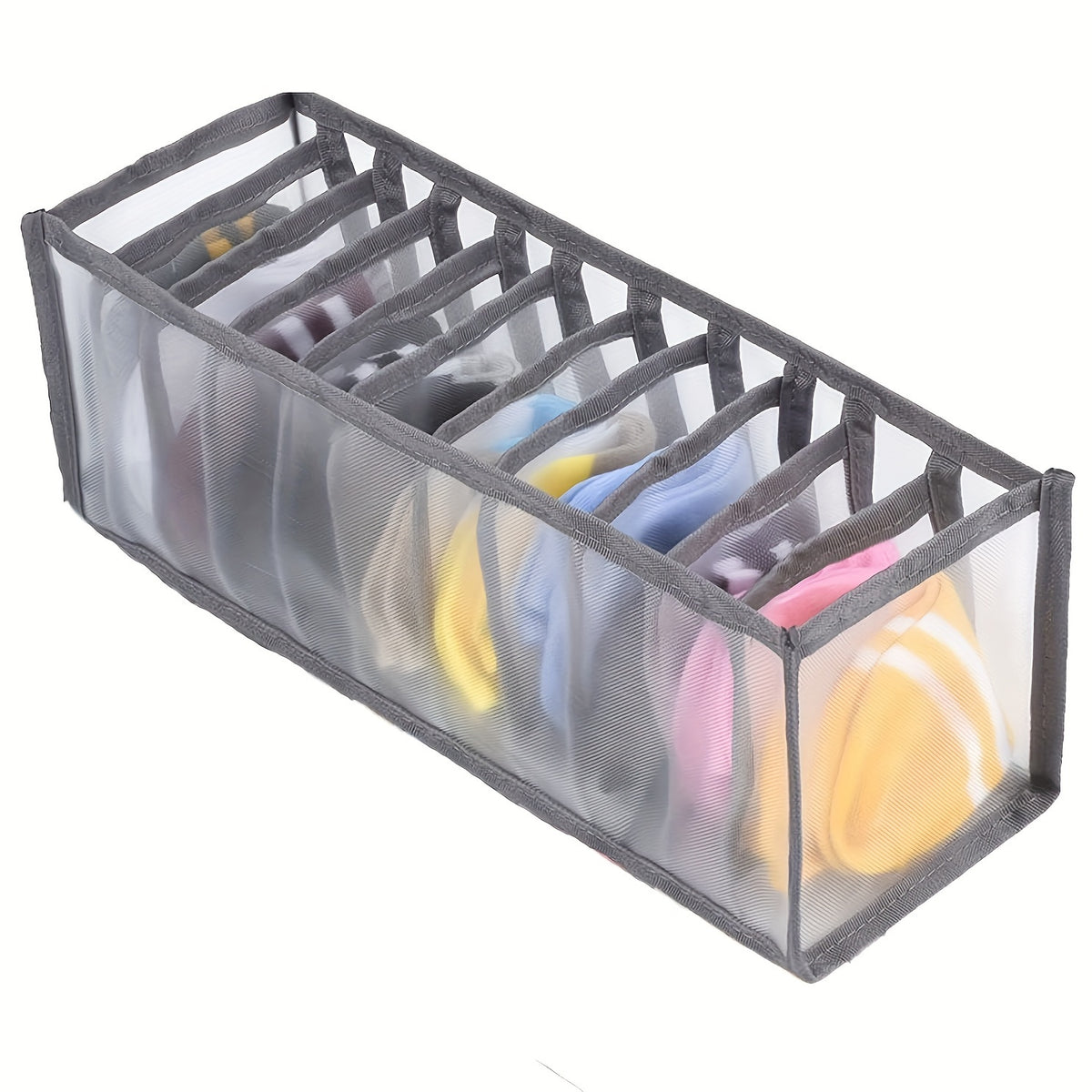 Grid Socks Drawer Storage Box Underwear Storage Drawer Basket
