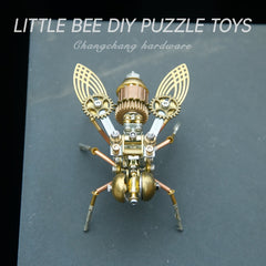 Steampunk Mechanical Bee Metal Puzzle Model DIY Kit