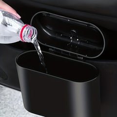 1pc Car Trash Can Car Storage Bin Multifunctional Garbage Bin