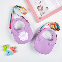Kids Mini Cartoon Silicone Shoulder Bag Coin Purse