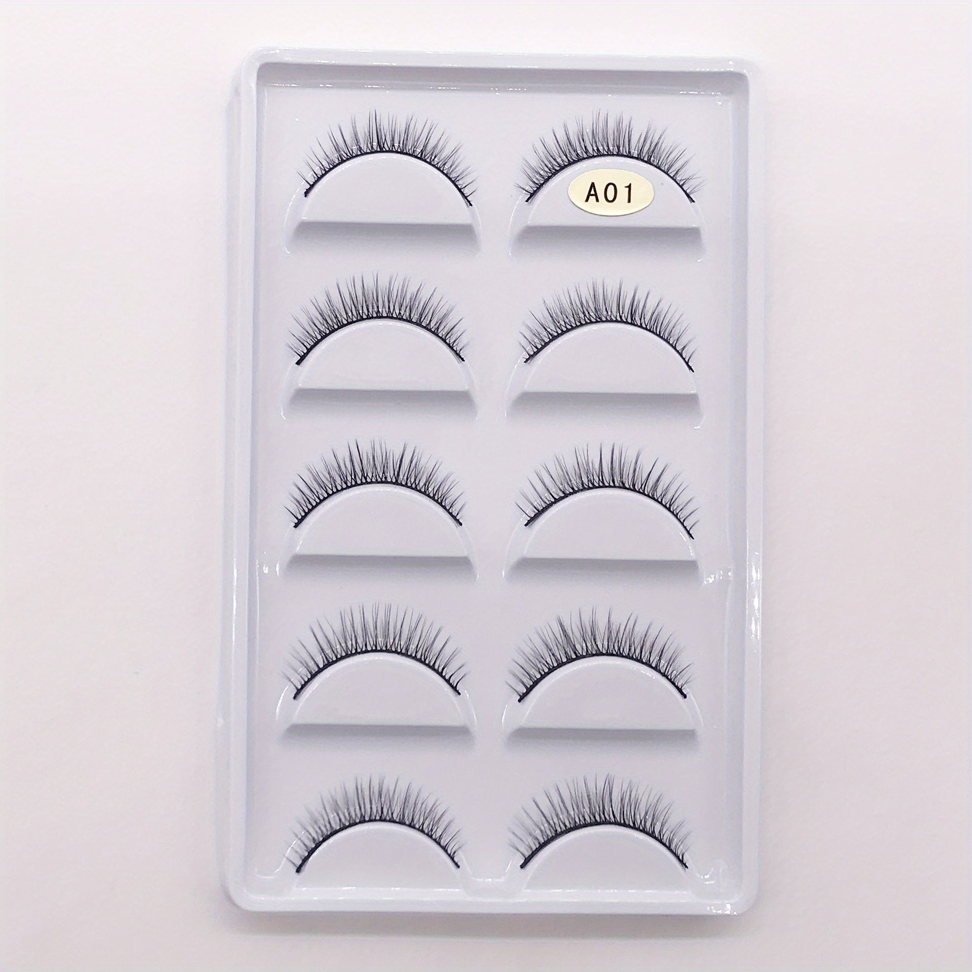 5 Pairs 3D Fluffy False Eyelashes Natural Volume Thick Makeup Lashes