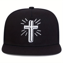 Glitter Cross Men's Hip Hop Hat