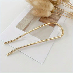 Metal Hairpin U-shaped Hair Accessory for Women