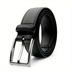 Men's Leather Dress Belt & Casual Belts for Work - Single Prong Buckle
