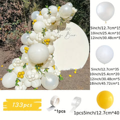 Pink and Lemon Balloon Set for Party Decoration