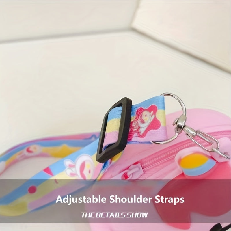 Cartoon Unicorn Silicone Coin Purse Crossbody Bag