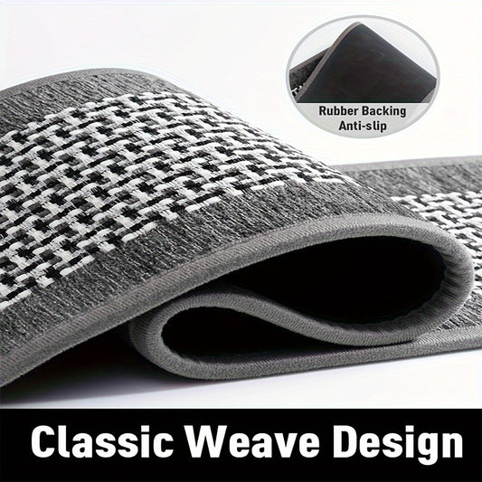 15pcs Non Slip Carpet Stair Treads Rubber Backing Safety Rug Runner
