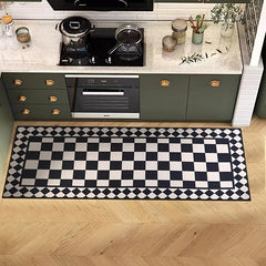 Modern Kitchen Floor Mat Absorbent Non-slip Runner Mat for Living Room