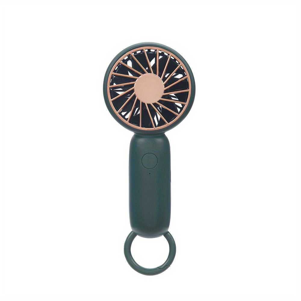 Portable Hiking Button Handheld Fan USB Mini Fan Morandi Matching