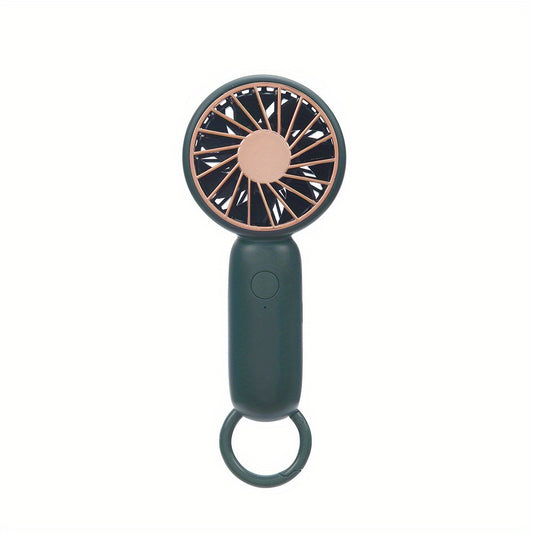 Portable Hiking Button Handheld Fan USB Mini Fan Morandi Matching