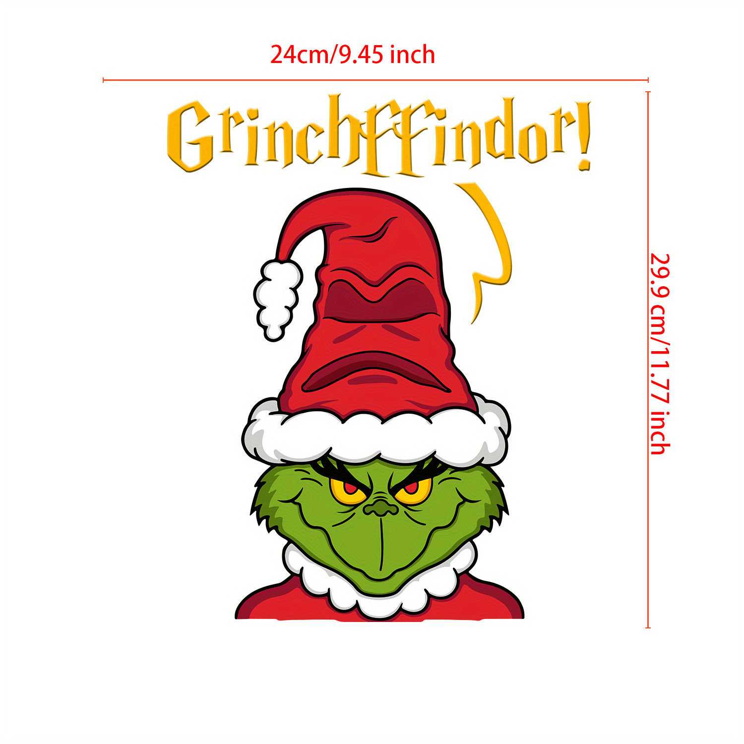Xmas Cartoon Pattern Iron On Heat Transfer Sticker For Clothing T Shirt