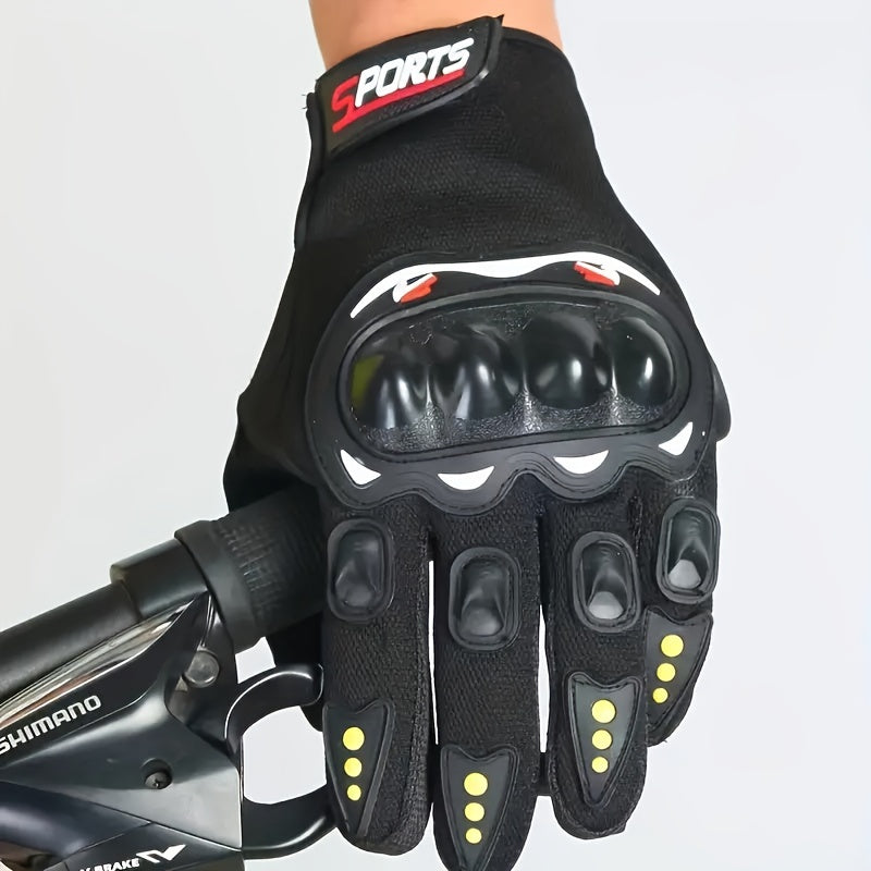 Men's Motorcycle Gloves Non-slip Protective Anti-cut Full Finger