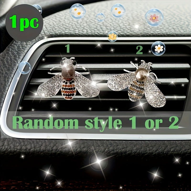 Bee Car Air Freshener Dashboard Outlet Vent Clips Aromatherapy Solid Perfume