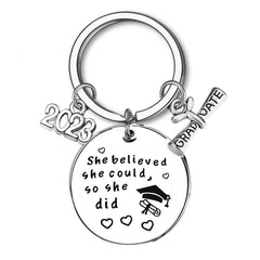 Teen Creative Slogan KeyChain For Graduation Gift Party