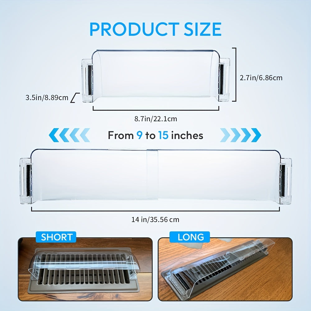 Adjustable Magnetic Air Vent Deflector for Vents Sidewall Ceiling Registers