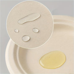 50pcs Natural Paper Disposable Plates Party Tableware Supplies