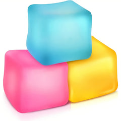 5pcs Rubber Soft Blocks Mixed Colors Toys Prizes Thanksgiving Christmas
