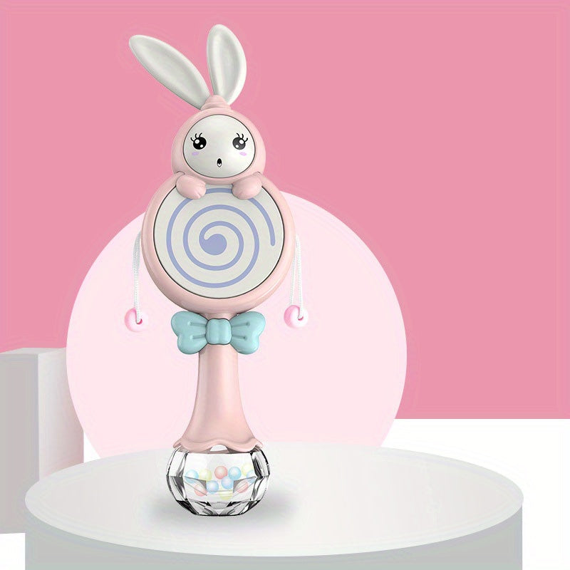Baby Bell Drum Rabbit Hand Shake Bell Toy