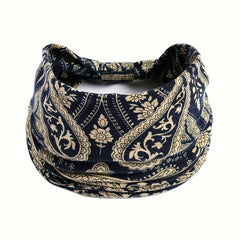 Paisley Pattern Headband Soft Hair Band Vintage Hair Accessories