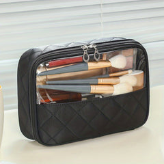 Clear Waterproof PVC Toiletry Bag Large Capacity Travel Organizer