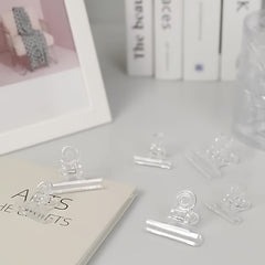 10 Pcs Storage Folder Label Office Supplies Metal Spring