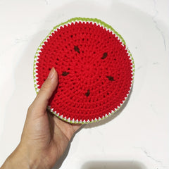 Crochet Kit For Reusable Mesh Grocery Bag With Instructions