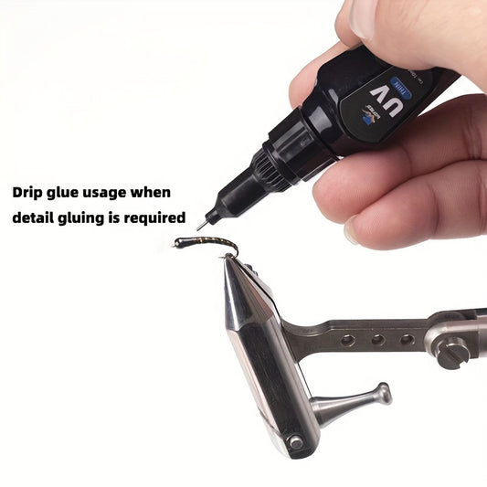 UV Glue Dual Purpose Bottle for Fly Tying