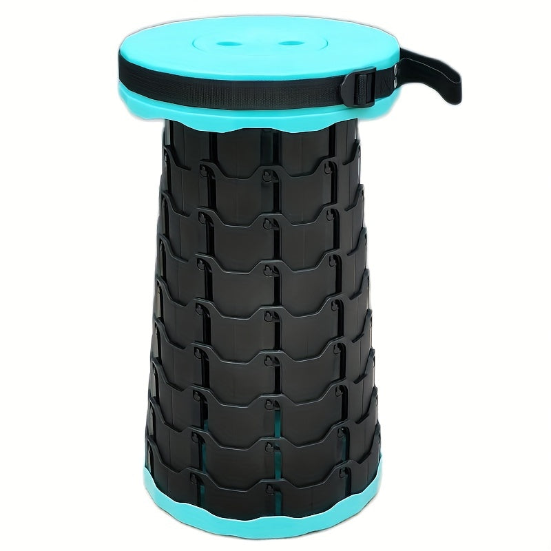 Plastic Folding Telescopic Stool Portable Lightweight Stool