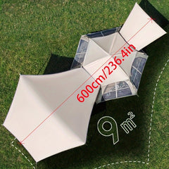 Durable 4-8 Person Camping Tent Waterproof UV Protection Easy Setup
