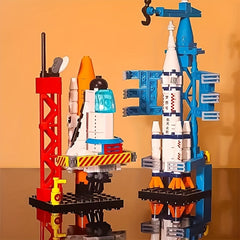STEM Rocket & Shuttle Engineering Blocks Kit for Kids 6+