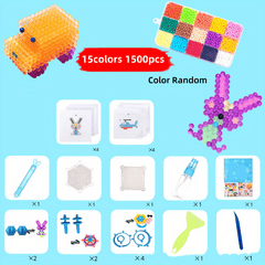 Water Sticky Beads DIY Kit 4 5mm with Storage Box and Tools