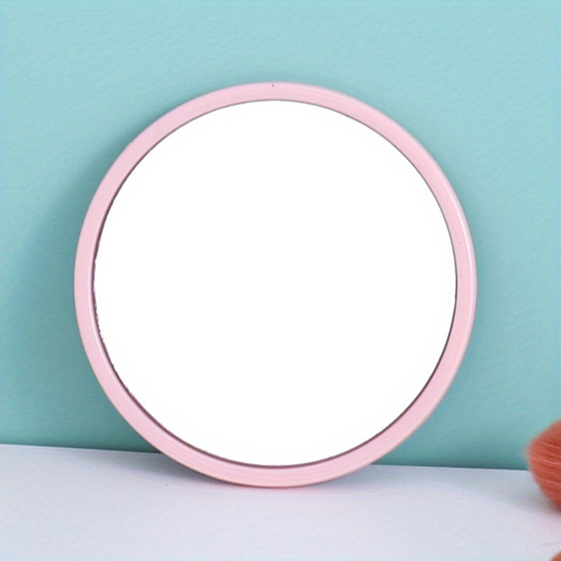 Portable Round HD Mirror for Travel Camping and Home