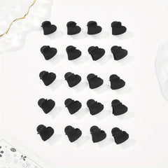 20pcs Heart Shaped Nonslip Hair Claw for Women Girls Baby Sweet Hair Clip