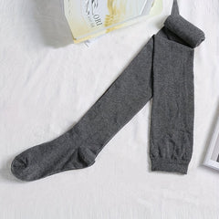Solid Thigh High Socks Women's Stockings & Hosiery