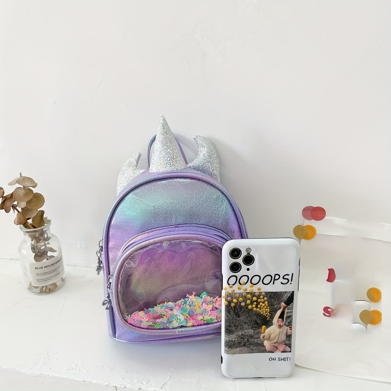 Unicorn Sequin Kindergarten Backpack Large Capacity School Bag