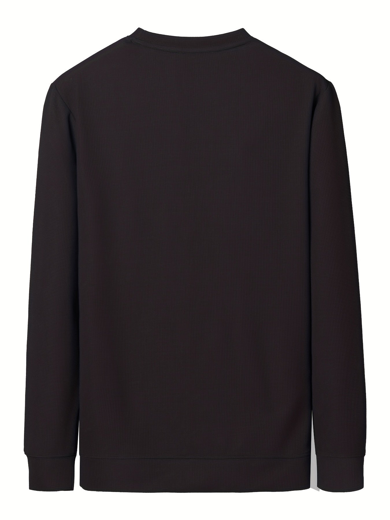 Men's Casual Crew Neck Sweatshirt for Autumn Winter