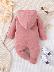 Hooded Romper for Baby Boys and Girls