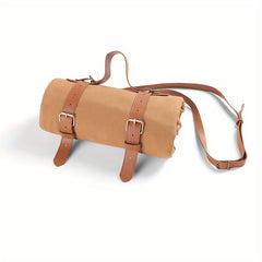 Outdoor Picnic Camping Mat with PU Leather Strap
