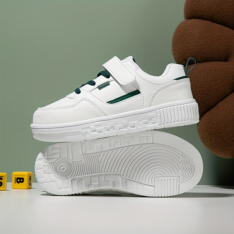 Boys Low Top Skateboard Shoes Comfortable Non-slip Sneakers