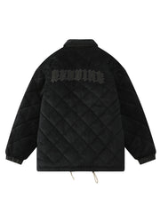 Versatile Label Puffer Coat Casual Sports Jacket
