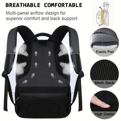 Slim Laptop Backpack Waterproof Anti-Theft Ergonomic 15.6 inch Business Travel