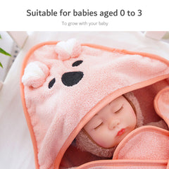 Baby Koala Pattern Coral Fleece Bath Towel