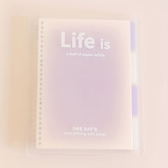 Fantasy Clear Transparent Journal Notebook Loose Leaf